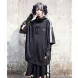 ブラック | サマーカリスマニートパンダジャージ | WEGO【WOMEN】