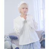 ホワイト | ぷあぷあ綿雲もぐもぐブラウス | WEGO【WOMEN】