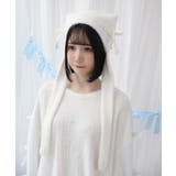 ホワイト | もちもちねこパンチ帽 | WEGO【WOMEN】