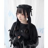 ブラック | もちもちねこパンチ帽 | WEGO【WOMEN】