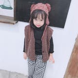 キッズ ボアベスト ベスト | CLARAH | 詳細画像3