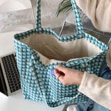 レディーストートバッグ チェック柄 大容量 | CLARAH【WOMEN】 | 詳細画像5