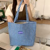 レディーストートバッグ チェック柄 大容量 | CLARAH【WOMEN】 | 詳細画像8