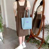 レディーストートバッグ チェック柄 大容量 | CLARAH【WOMEN】 | 詳細画像9