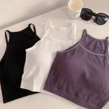 カップ付きキャミソール カップ付きタンクトップ カップ付き | CLARAH【WOMEN】 | 詳細画像9