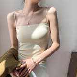 カップ付き リブ キャミソール | CLARAH【WOMEN】 | 詳細画像9