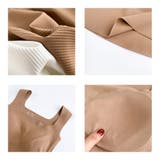 カップ付きキャミソール カップ付きタンクトップ カップ付き | CLARAH【WOMEN】 | 詳細画像6 