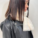 レディース マフラー ファー フェイクファー 差込マフラー 防寒 冬物 | CLARAH【WOMEN】 | 詳細画像6 