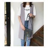 レディース ジレ ロングコートジレ | CLARAH【WOMEN】 | 詳細画像4 