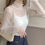 レーストップス トップス シアー | CLARAH【WOMEN】 | 詳細画像6 