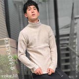 10.ベージュ×オフB | リブニット セーター メンズ | WESTSEA