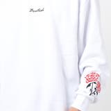 トレーナー 裏起毛 薔薇刺繍 長袖 バラ メンズ レディース | WESTSEA | 詳細画像9