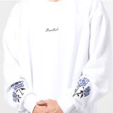 トレーナー 裏起毛 薔薇刺繍 長袖 バラ メンズ レディース | WESTSEA | 詳細画像11