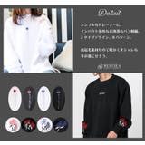 トレーナー 裏起毛 薔薇刺繍 長袖 バラ メンズ レディース | WESTSEA | 詳細画像2