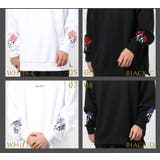 トレーナー 裏起毛 薔薇刺繍 長袖 バラ メンズ レディース | WESTSEA | 詳細画像4