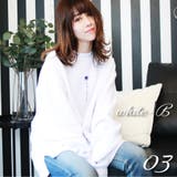 3.ホワイトB | トレーナー 裏起毛 薔薇刺繍 長袖 バラ メンズ レディース | WESTSEA