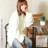 3.Lグレー×オフ | セーター オーバーサイズ クルーネック | WESTSEA