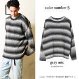 5.グレーMIX | セーター グラデーション メンズ | WESTSEA