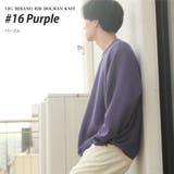 16.パープル | ドルマン ニット セーター | WESTSEA