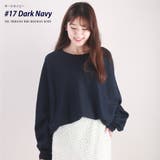 17.ダークネイビー | ドルマン ニット セーター | WESTSEA