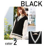 2.ブラック | 日本製 Vネックサマーベスト メンズ | WESTSEA