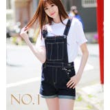 1.ワンウォッシュ | オーバーオール ショート丈 デニム | WESTSEA