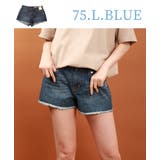 75.ライトブルー | フリンジ ショートパンツ レディース | WESTSEA