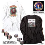 バンドtシャツ ローズスカルtシャツ 無地 | WESTSEA | 詳細画像1 