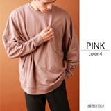 4.ピンク | 裏毛ドルマントレーナースウェット トレーナー メンズ | WESTSEA