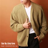 6.ARMYグリーン | モヘアタッチ ニット カーディガン | WESTSEA