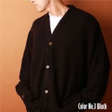 3.ブラック | モヘアタッチ ニット カーディガン | WESTSEA