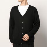 1.ブラック | シープカシミアミックスニットカーディガン カーディガン メンズ | WESTSEA