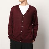 5.ワイン | シープカシミアミックスニットカーディガン カーディガン メンズ | WESTSEA
