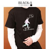 01.ブラックA | アメカジ プリント tシャツ | WESTSEA