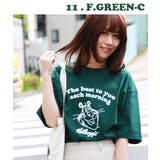 11.フォレストグリーンC | 【WESTSEA】レトロ tシャツ 半袖 | WESTSEA