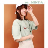 02.ミントA | 【WESTSEA】レトロ tシャツ 半袖 | WESTSEA