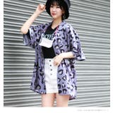03.グレー | 柄シャツ オープンカラー アニマルプリント | WESTSEA