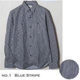 1.ブルーストライプ | シャツ メンズ デニムシャツ | WESTSEA