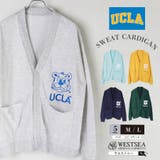 UCLA ベアプリントカットカーディガン | WESTSEA | 詳細画像1 