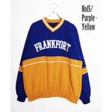 15.パープル×イエローB | リブライン ナイロン プルオーバー | WESTSEA