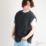 ダメージ加工ベスト コットン ニット | WESTSEA | 詳細画像7 