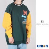 03.ダークグリーン×イエロー | 76配色トレーナー | WESTSEA