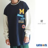 02.ネイビー×アッシュ | 76配色トレーナー | WESTSEA