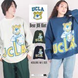 UCLAベア柄クルーニット | WESTSEA | 詳細画像1 