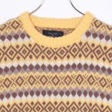 ジャガードボーダー柄オーバーサイズクルー | WESTSEA | 詳細画像11