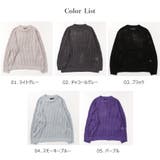 メッシュオーバーサイズクルーセーター メンズ レディース | WESTSEA | 詳細画像4