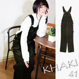 41.カーキ | SS~XL展開 オーバーオール コーデュロイ | WESTSEA