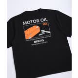 11.ブラックD | 76 ナナロク モーターグラフィック 半袖Tシャツ | WESTSEA