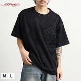 01.ブラック | スタッズ クロス ムラ染め | WESTSEA