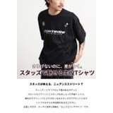 WESTSEA ニュアンスマーブルプリント スタッズ半袖Tシャツ | WESTSEA | 詳細画像2